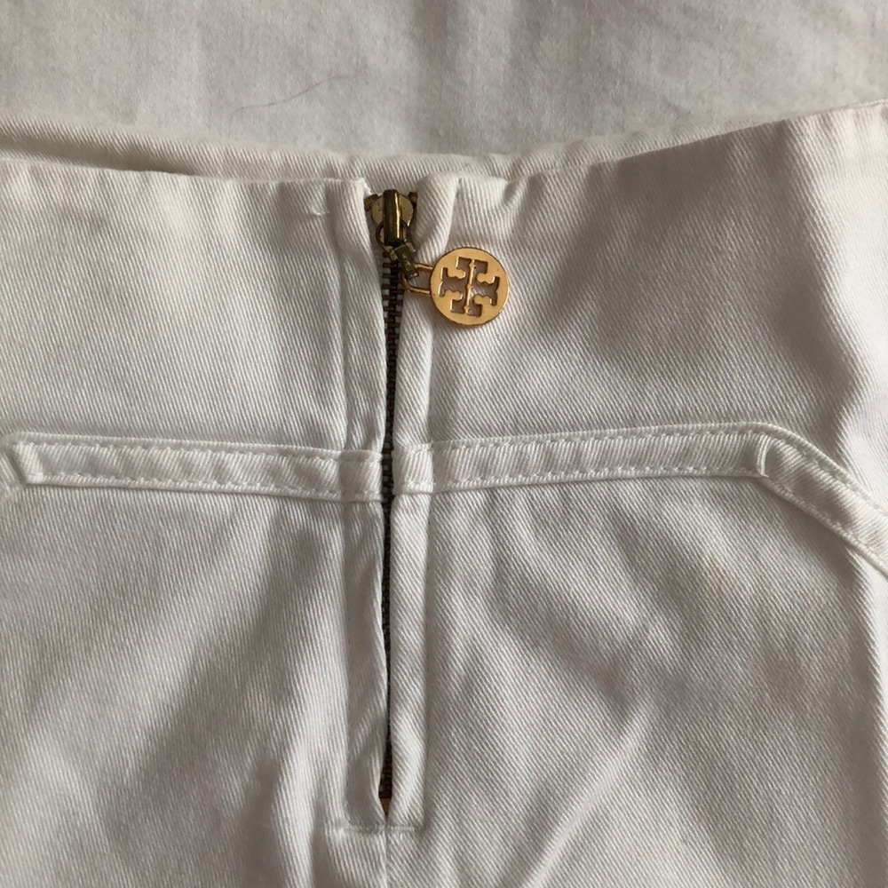 Tory Burch white jeans